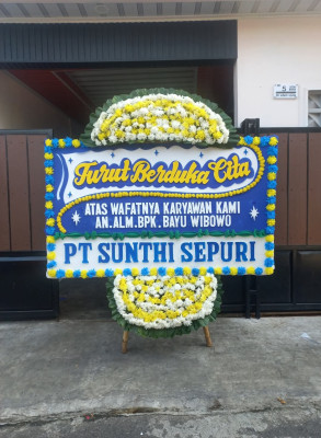 Papan Bunga Duka di Jaticempaka