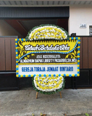 Papan Bunga Duka di Jaticempaka